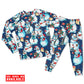 Happy Snowman Christmas Long Sleeve Pajamas Set For Christmas Sleepwear And Family Lounging