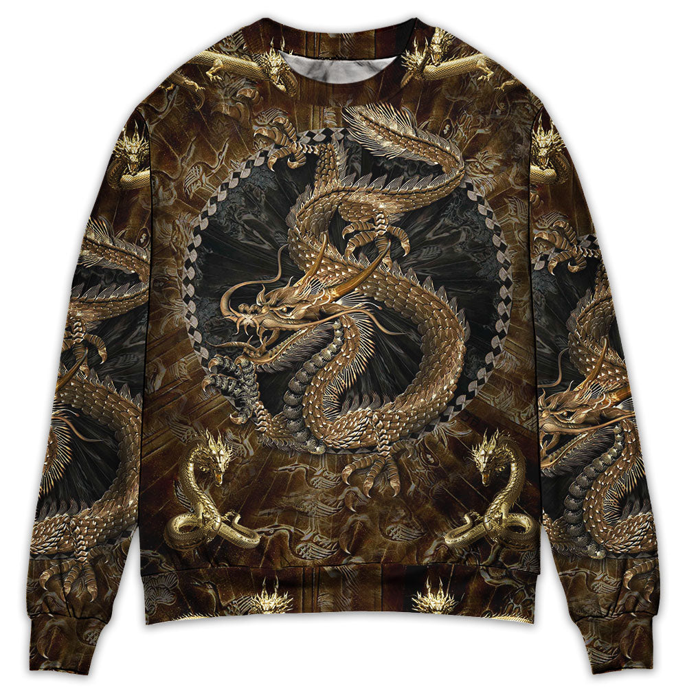 Colorful Dragon Sweater For Nature Inspired Fashion Events And Relaxed Everyday Comfort