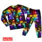 Happy Family Christmas Tree Lights Long Sleeve Pajamas Set For Winter Nights And Thoughtful Gifting