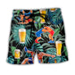 Tropical Beer Wrestling Beach Shorts For Resort Getaways And Thoughtful Gift Giving