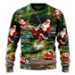 Christmas Merry Fishmas Happy Reel Sweater For Festive Family Events Casual Wear And Holiday Gift Giving