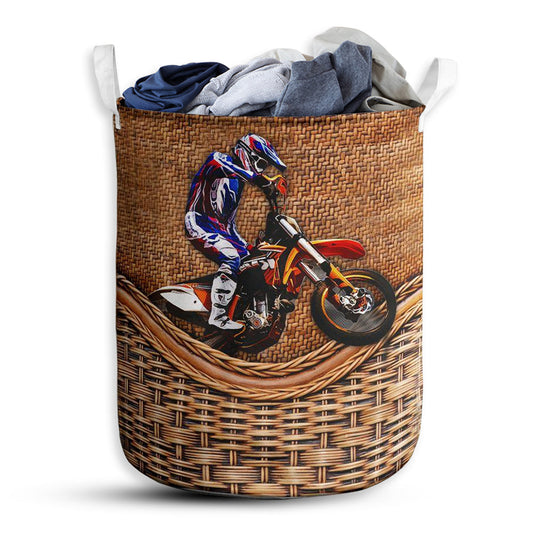 Small Size Motorcycle Laundry Basket For Bathroom Bedroom Storage