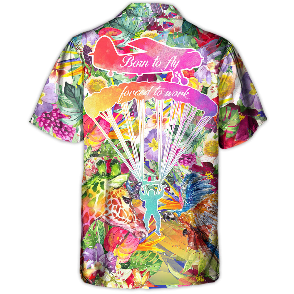 Parasailing Outdoor Passion Hawaiian Shirt For Outdoor Adventures, Coastal Travel, And Comfortable Casual Style