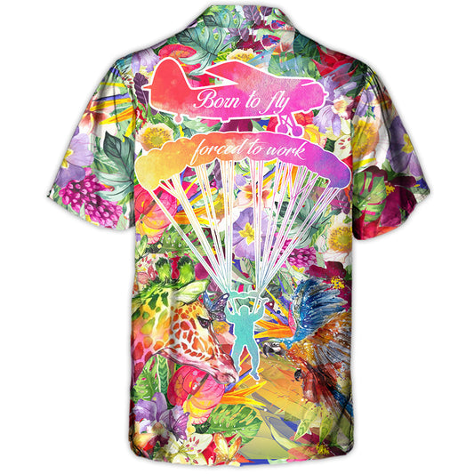 Parasailing Outdoor Passion Hawaiian Shirt For Outdoor Adventures, Coastal Travel, And Comfortable Casual Style