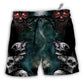 Skull Serial Killer Documentaries And Chill Beach Shorts For Striking Resort Looks