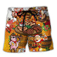 BBQ Meat Rub Funny Cooking Beach Shorts For Summer Parties And Vacation Wear