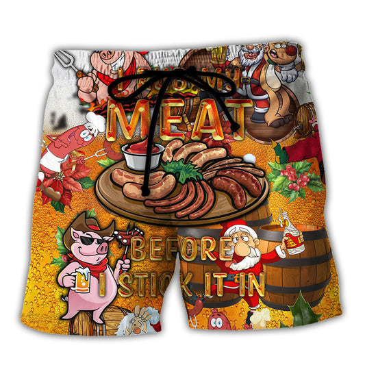 Food Grill Beach Shorts For Coastal Adventures And Versatile Outdoor Wear