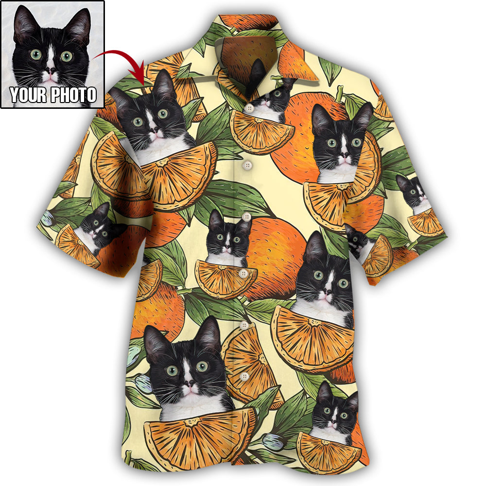 Tropical Cat Various Custom Photo Hawaiian Shirt For Poolside Relaxation And Sunny Getaways