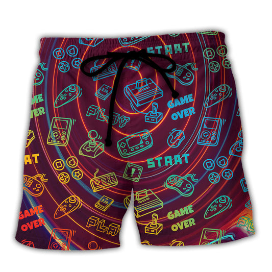 Video Gaming Beach Shorts For Casual Day Trips And Everyday Comfort