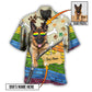 Dog German Shepherd Various Custom Photo Personalized Hawaiian Shirt For Coastal Adventures And Warm Weather Wear