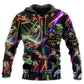 Neon Christmas Tree Snowman Hoodie For Christmas Events Holiday Travel And Comfortable Casual Outfits