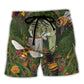 Vintage Bee Beach Shorts For Coastal Adventures And Travel Ready Comfort