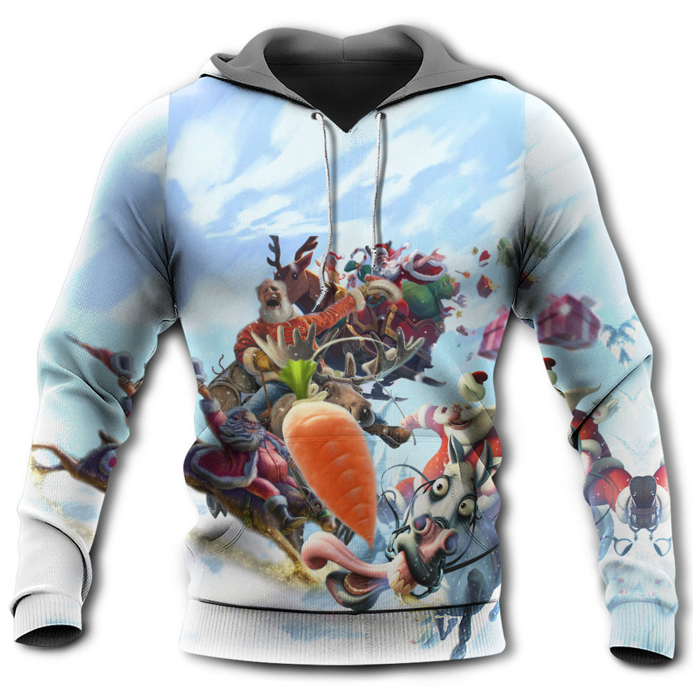 Happy Funny Christmas Santa Hoodie For Holiday Gatherings Winter Travel And Seasonal Gifting