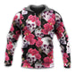 Gothic Skull Roses Artistic Hoodie For Dark Art Enthusiasts Weekend Outings And Thoughtful Gifting