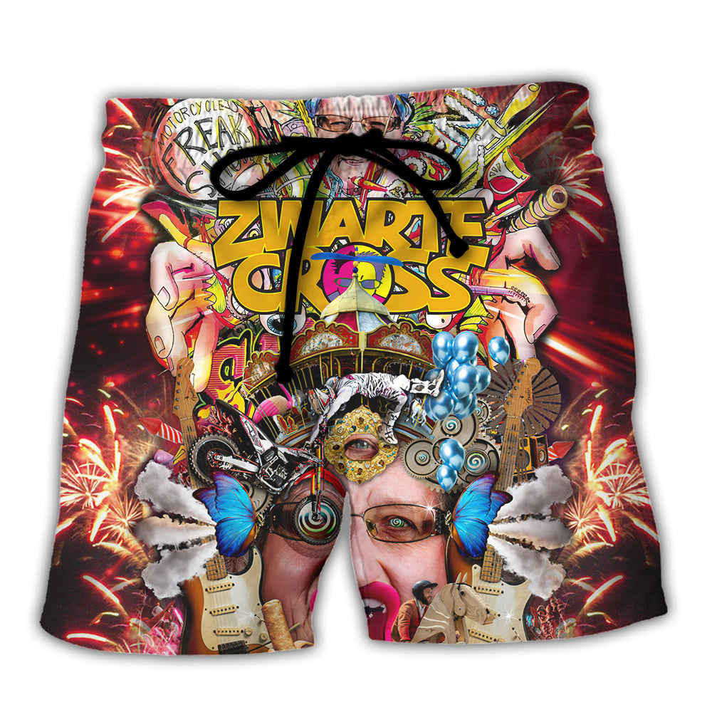 Music Festival Energy Vibe Style Beach Shorts For Musicians And Outdoor Comfort