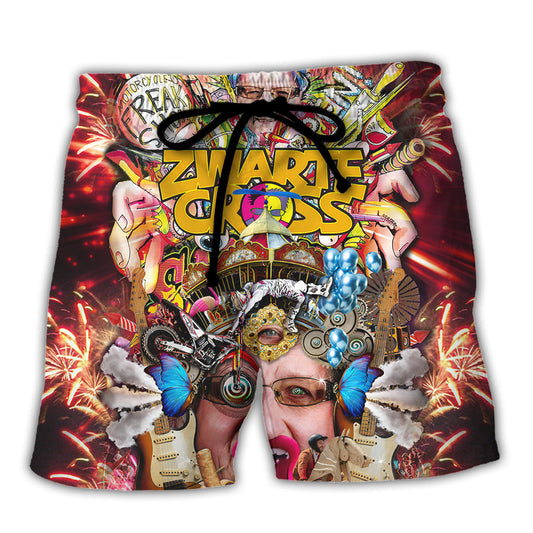 Music Festival Energy Vibe Style Beach Shorts For Musicians And Outdoor Comfort