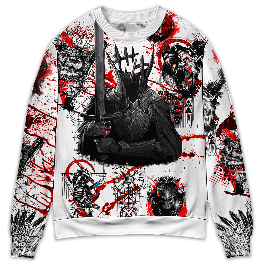 Viking Dare To Fight Knight Sweater For Inspired Outfits Holidays And Relaxed Everyday Comfort