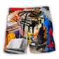 Piano Painting Music Beach Shorts For Coastal Adventures And Easy Warm Weather Wear