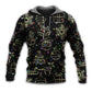 Neon Christmas Starry Night Hoodie For Festive Days Casual Adventures And Thoughtful Seasonal Gifting
