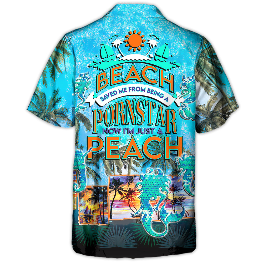 Beach Lifestyle Hawaiian Shirt Pattern View For Lightweight Everyday Style
