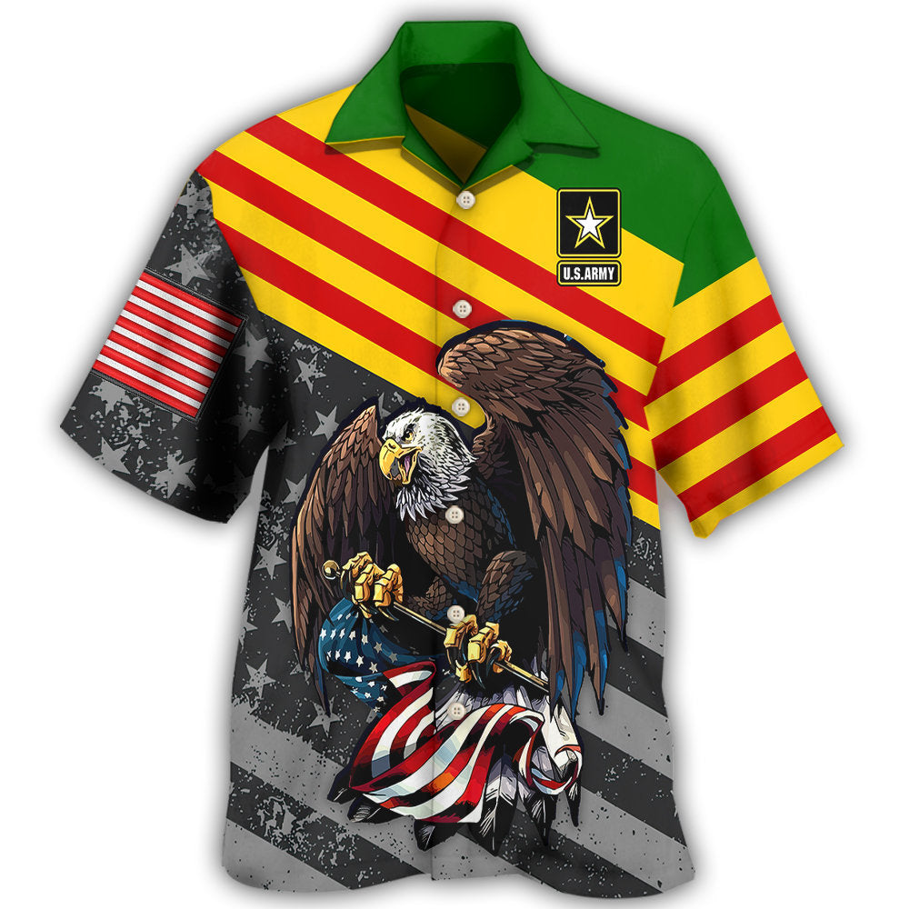 Vietnam Veteran Freedom Pride Hawaiian Shirt For Beach Days, Summer Outings, And Thoughtful Gift Giving