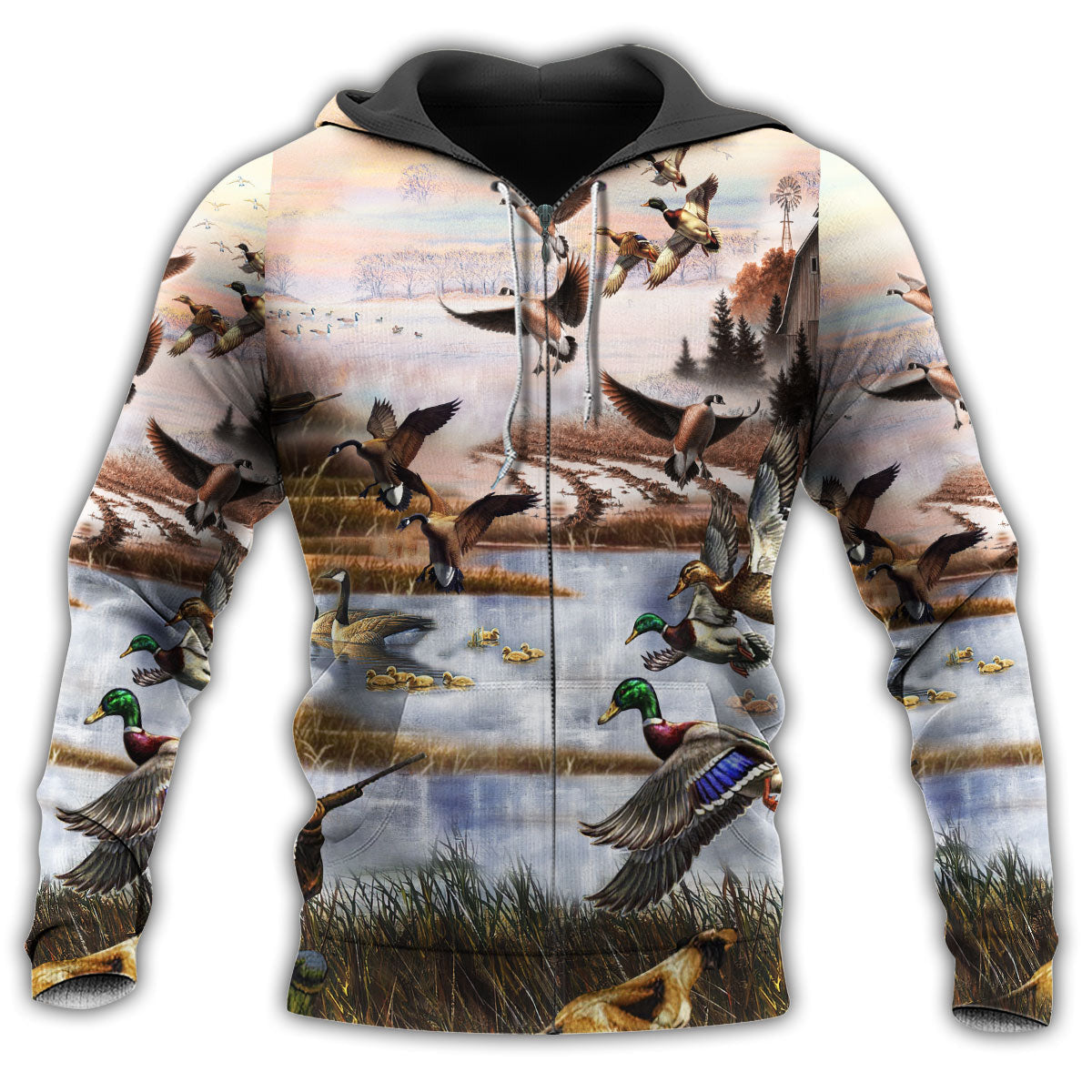 Funny Duck Still Play Hoodie For Wildlife Adventures Everyday Wear And Relaxed Outfits