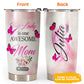 Butterfly This Is One Awesome Mom Personalized 20 Oz Tumbler For Coffee Travel And Daily Drinks