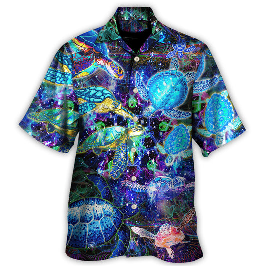 Turtle Sea Next Wave Hawaiian Shirt Pattern View For Lightweight Everyday Style