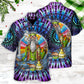Bohemian Stoner Peace Hawaiian Shirt Artwork View For Coastal Escapes And Resort Style