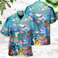 Easter Shark Sharks Hawaiian Shirt For Coastal Adventures And Warm Weather Wear