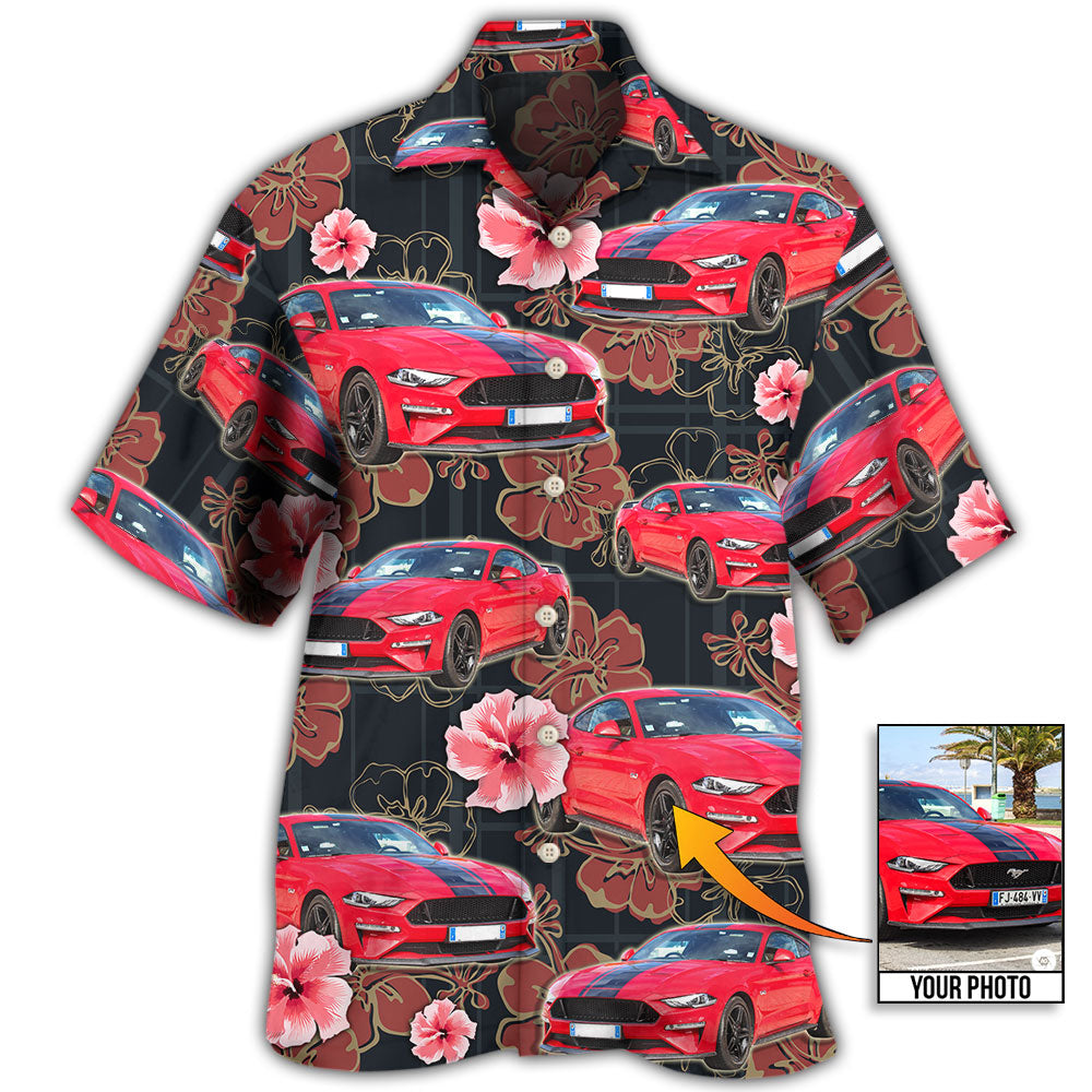Car Various Custom Photo Hawaiian Shirt Design View For Resort Travel And Thoughtful Gifting