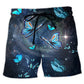 Butterfly Angel Believe Beach Shorts Design Detail For Faith Inspired Coastal Trips