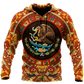 Mexican Aztec Hoodie For Cultural Themes Casual Travel And Meaningful Gift Giving