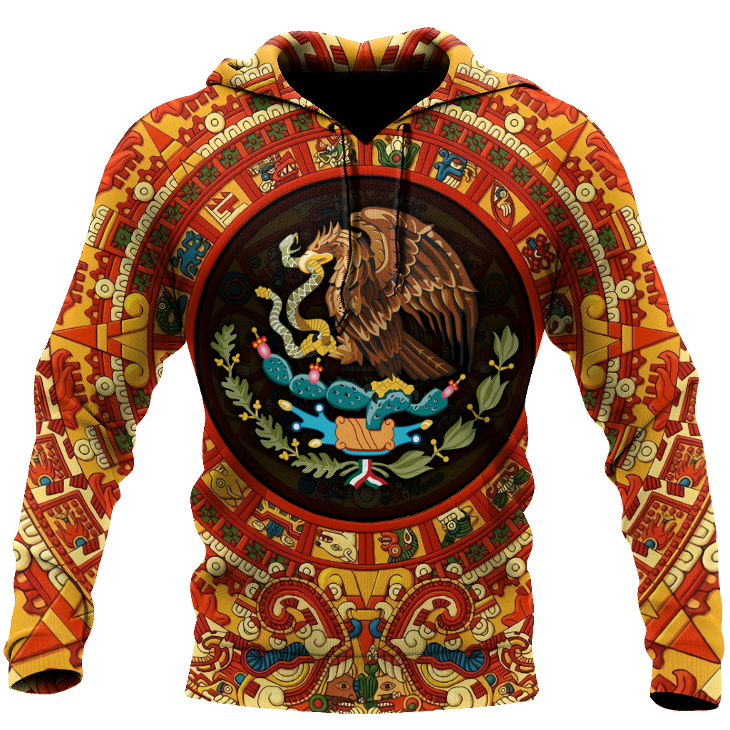 Mexican Aztec Hoodie For Cultural Themes Casual Travel And Meaningful Gift Giving