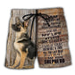 German Shepherd Cool Dog Beach Shorts Artwork Detail For Comfortable Everyday Summer Wear