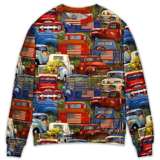 Truck Packed Cargo Sweater For Classic Vehicle Events And Thoughtful Enthusiast Gifting
