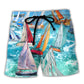 Sailing Raise The Sails Wind Adventure Beach Shorts For Seaside Summer Adventures