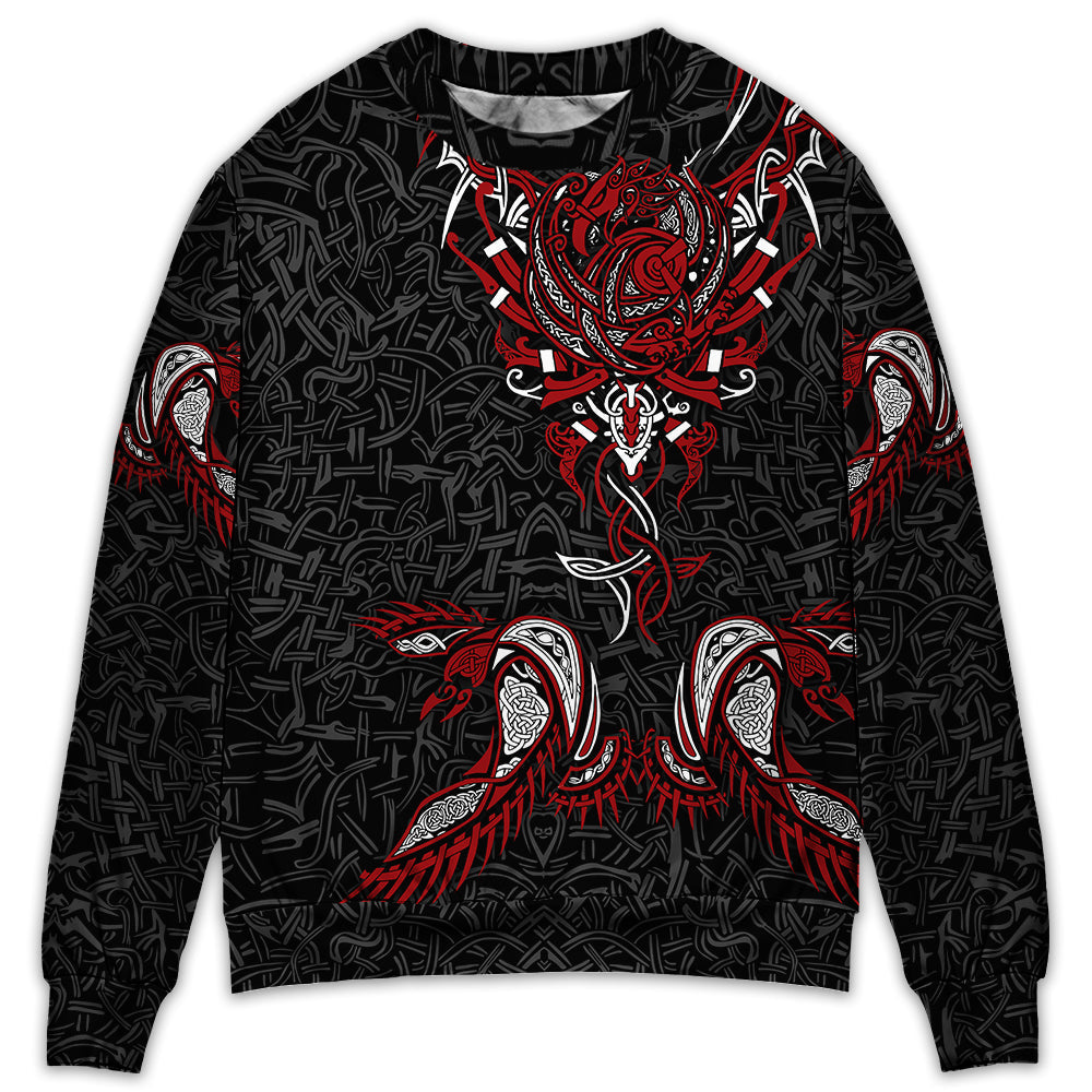 Viking War Raven Sweater For Mythic Adventures Casual Wear And Thoughtful Gift Giving