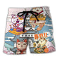 Cat Sushi Cute Food Art Beach Shorts For Weekend Getaways And Comfort