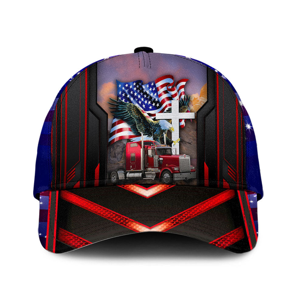Truck America Eagle Lover Classic Cap For Casual Adventures Parties And Seasonal Styling
