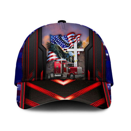 Truck America Eagle Lover Classic Cap For Casual Adventures Parties And Seasonal Styling