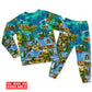 Magical Christmas Night Long Sleeve Pajamas Set For Holiday Bedtime And Cozy Home Wear