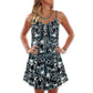 Skull Bold Humor Funny Quote V-Neck Sleeveless Cami Dress For Festivals Travel And Relaxed Casual Summer Wear