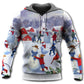 Christmas Children Love Snowman Town Hoodie For Christmas Events Holiday Travel And Comfortable Casual Outfits