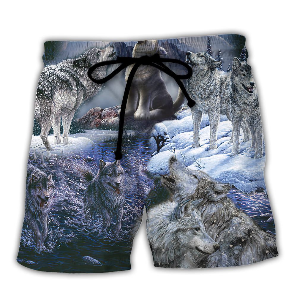 Wolf Beach Shorts For Poolside Relaxation And Lightweight Summer Style