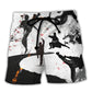 Martial Arts Beach Shorts For Oceanfront Escapes And Travel Ready Comfort