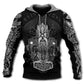 Viking Warrior Thunder God Myth Hoodie For Norse Heritage Style Outdoor Events And Comfortable Layering