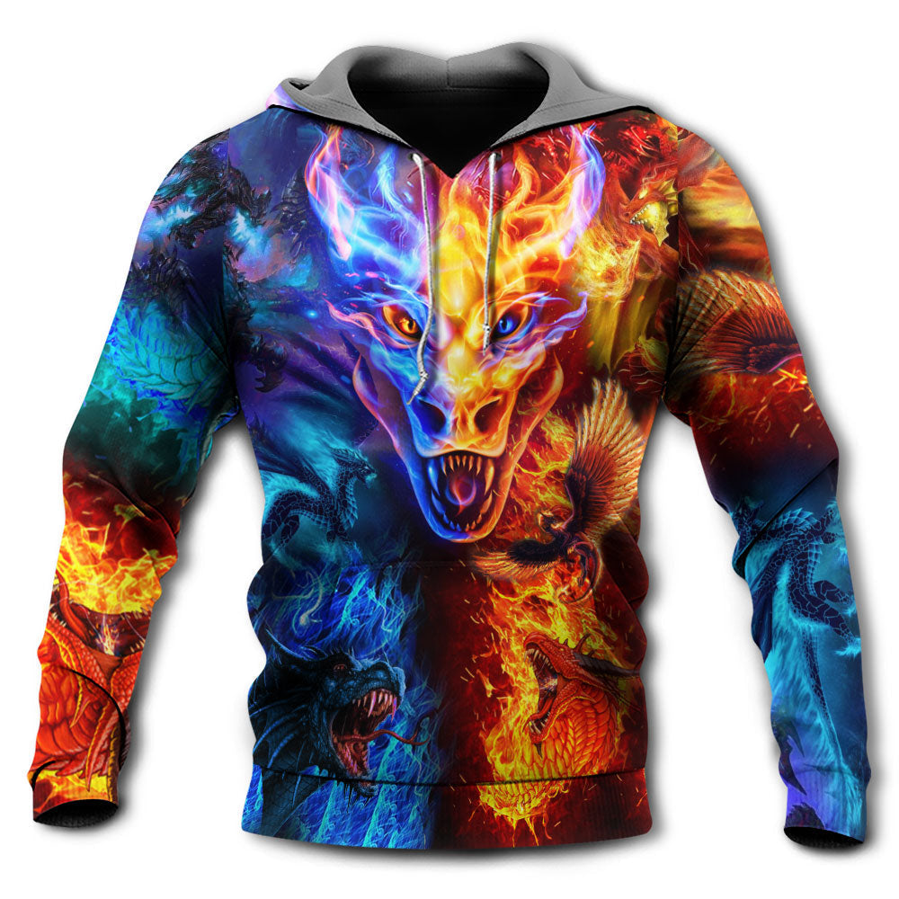 Dragon Fire Water Power Hoodie For Mythical Adventures Weekend Outings And Thoughtful Gifting