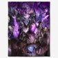 Skull Dragon Love Life Purple Flannel Blanket For Cozy Bedroom Sofa Decor