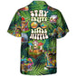 Tropical Funny Camping Hippie Stay Trippy Hawaiian Shirt For Tropical Holidays, Outdoor Gatherings, And Everyday Comfort
